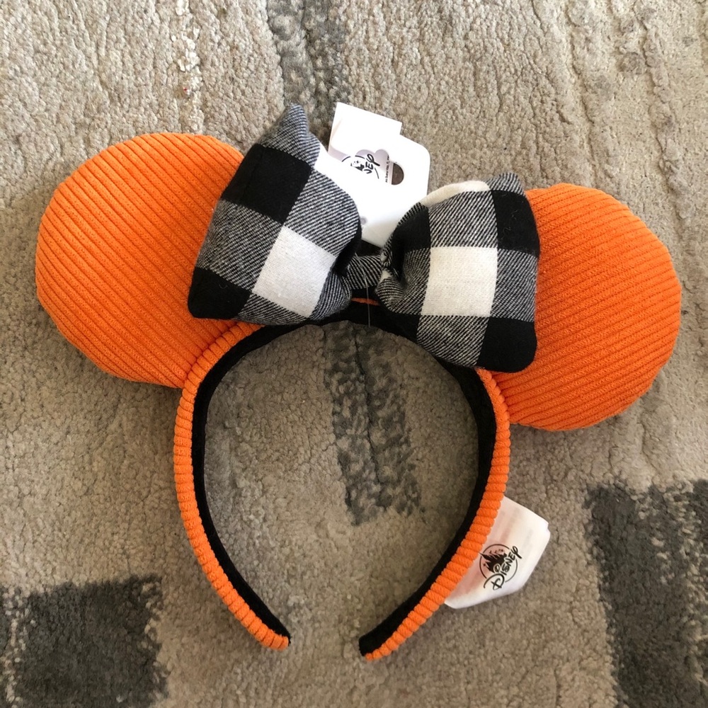 COPY - Disney  Parks Fall Orange and plaid Minnie…